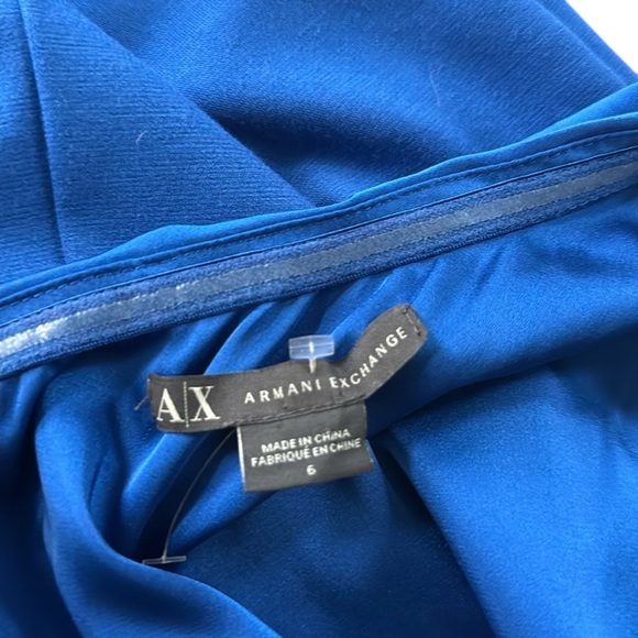 Armani Exchange Off The shoulder Draped Top Mini Size 6 - Picture 5 of 8
